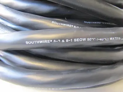 Southwire 100 ft Power Cable 6/3 & 8/1 600V 50A