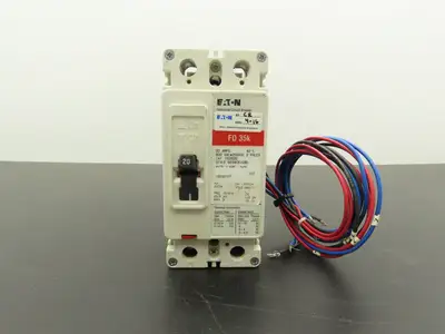 Eaton FD2020 FD 35k 20A Circuit Breaker Style 6639C81G85 600VAC 250VDC 2 Pole