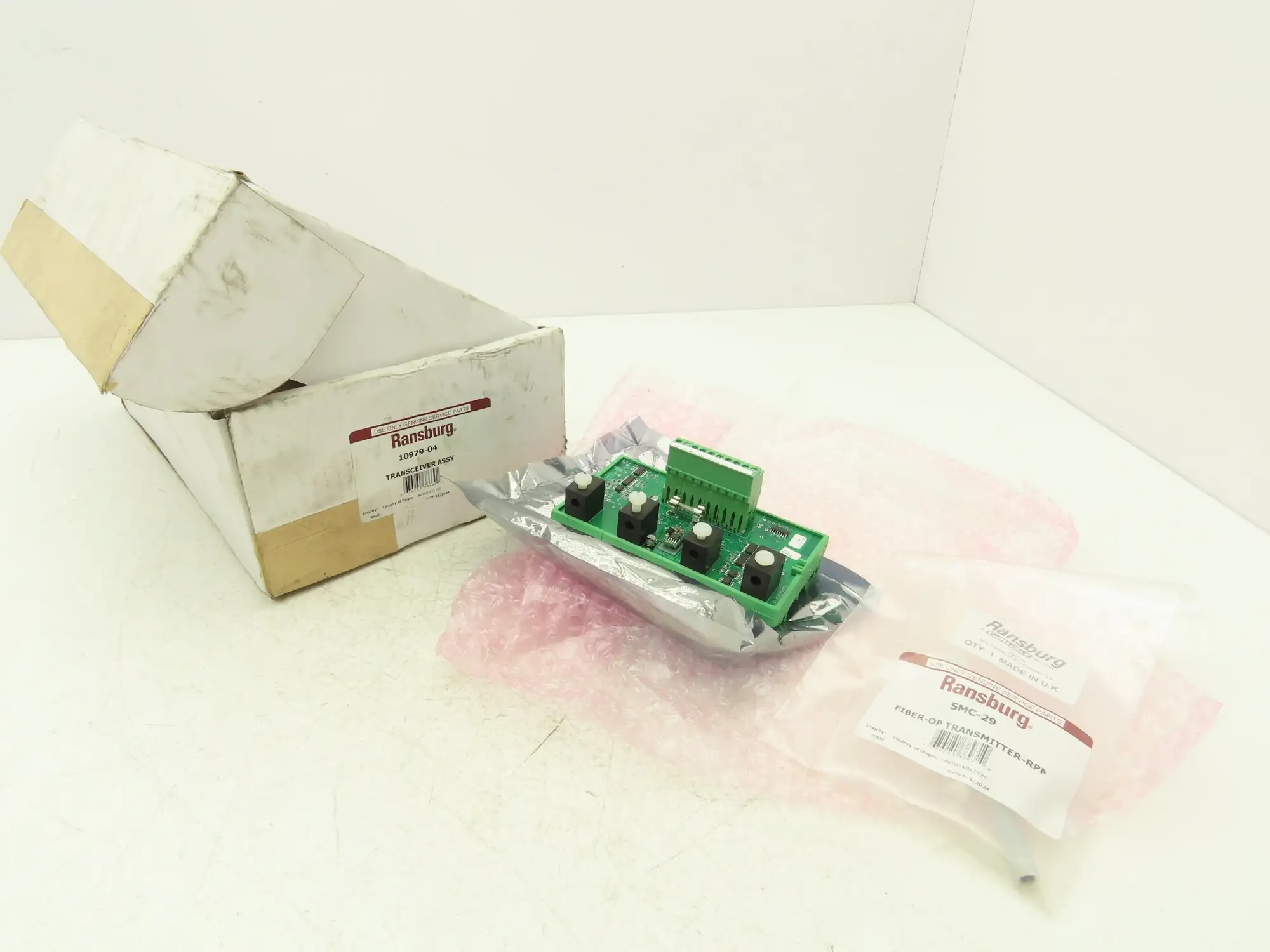 Ransburg 10979-04 Aerobell 4 Channel Transceiver Board Assembly