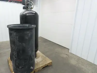 Pentair High Capacity Single Tank Water Softener 90 Gallon Brine Tank 2" Hookup
