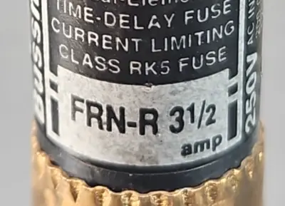 Bussmann FRN-R-3 1/2 Time Delay Fuse 3.5A 250V Loc4B27