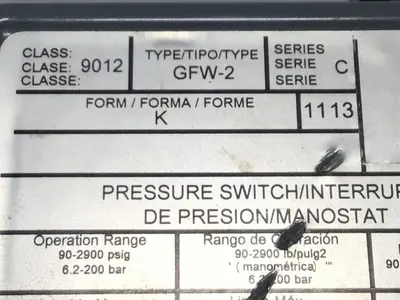 USED SQUARE D GFW-2