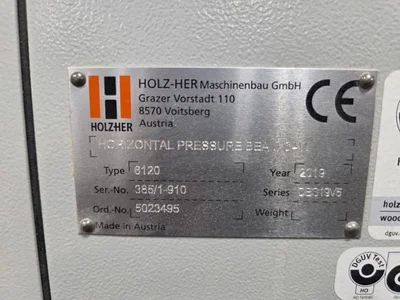 Used 2019 HOLZ-HER 6120 Automatic Panel Saws Indiana US | Machine Solutions, LLC #1714612