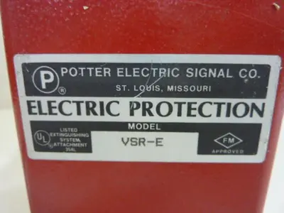 NEW POTTER ELECTRIC VSR-E