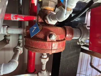 Containerized Foam Fire Suppression System w/ Deluge Valve, Potter Controls & Piping Manifold