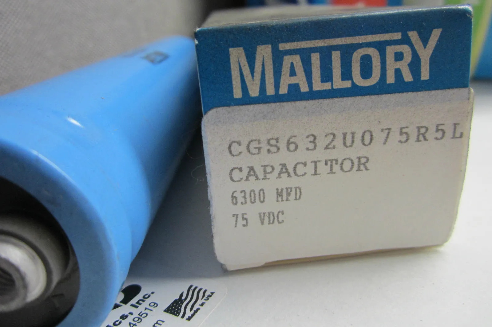 3 NEW MALLORY CGS632U075R5L CAPACITOR