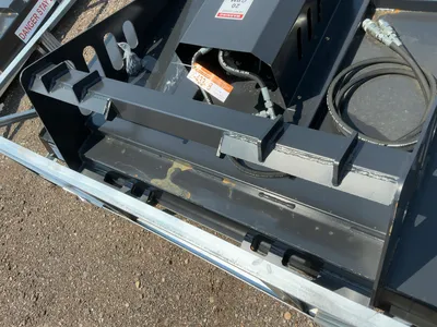 New JCT 72” Brush Mower Skid Steer Attachment, hydraulic driven with hoses and quick coupler fitting...