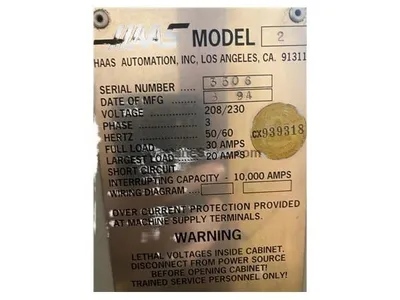 Used 1994 HAAS VF-2 Vertical Machining Centers California US | [EZ] EZ Systems #1287142