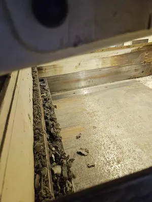 USED HOSOKAWA TWO-STAGE PLASTIC SHREDDING AND GRANULATION SYSTEM