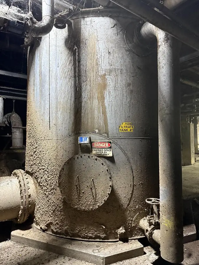 10,000 GALLON MATRIX SERVICE 12' DIAMETER X 12' TALL - 316L STAINLESS STEEL TANK