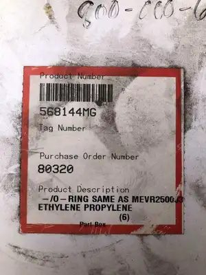 Flowserve 568144MG O-Ring Shaft Seal Set MEVR2500 -NIB