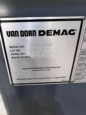 1995 VAN DORN 120-HT-8F Plastic Injection Mold | Universal Press & Machinery (UPM) (9)