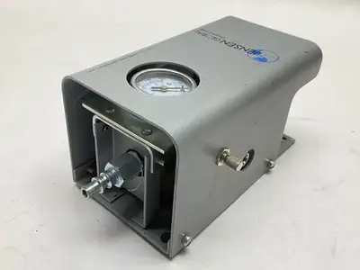 USED JENSEN GLOBAL DISPENSING PNEUMATIC FOOT VALVE SYRINGE DISPENSER