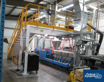 Used Coperion 45 MM Coperion / Maag / Gala Underwater Pelletizing Line Plastic Production Lines Wisconsin US | Federal Equipment Company #1338443