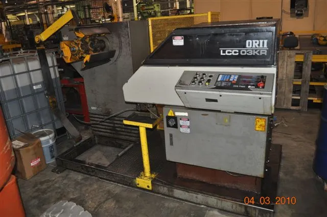 Used 1988 ORII LCCO3KR2HAX Coil Feed Lines | D & D Industries #438630