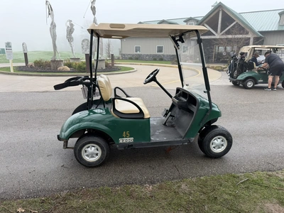 (1) 2017 E-Z-Go golf cart with a Kawasaki gas engine, model 625111G01, does not include Club canopy,...
