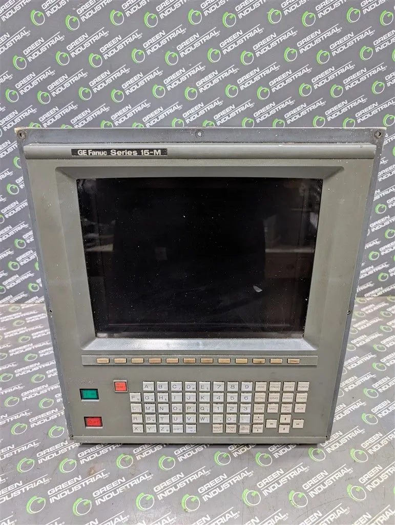 LCD Retrofit FANUC A02B-0162-C091 MDI/CRT Unit Operator Interface D12CM-05B Used