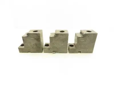 Hard Lathe 2-Step Smooth Chuck Jaws 50x100mm  Set of 3
