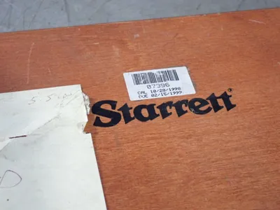 Used STARRETT 721 Vernier Calipers Ohio US | HGR 24 #1233407