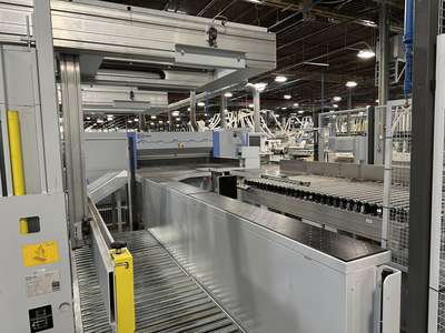 Homag CNC Angular Saw System w/ Automatic Loading & Unloading