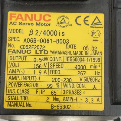 Used FANUC A06B-0061-B003 Misc Industrial Equipment California US | Davliegogo LLC #1729777