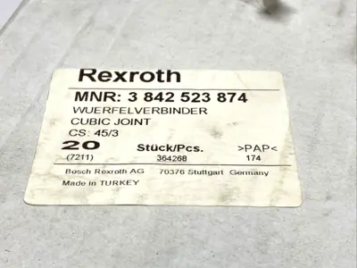 New | in-Stock Bosch Rexroth 3 842 523 874 Misc Fasteners Michigan US | Maverick Industrial Sales #1496190