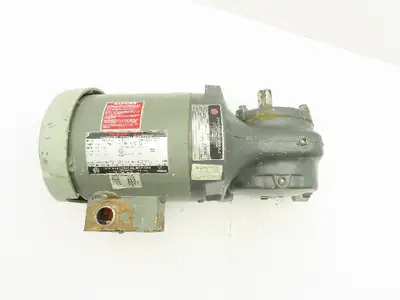 US Motors 6WP Syncrogear Gearmotor 7.5:1 Reducer LH 230rpm 0.75Hp 230/460V 3PH