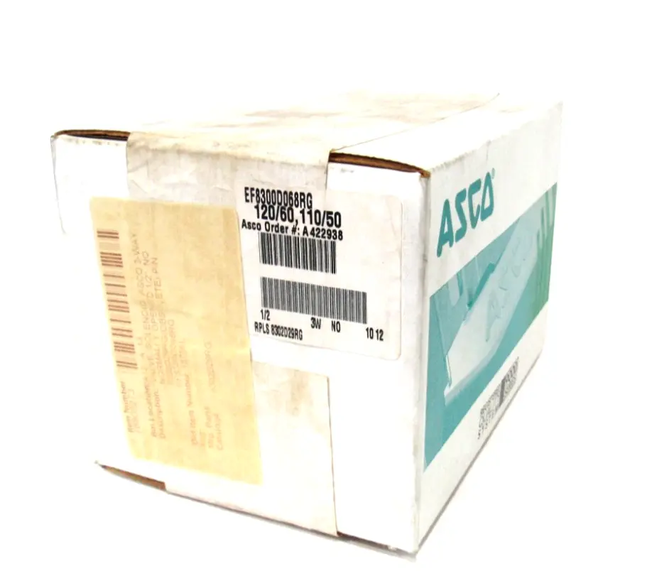 NEW SEALED ASCO EF8300D068RG SOLENOID VALVE 120/60