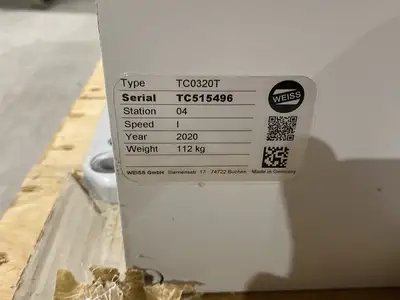 USED WEISS ROTARY INDEXING TABLE 4-STATION, SPEED I, NO MOTOR