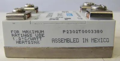 Crouzet GNA5 84134900 Solid State Relay 10 Amp 24-280 VAC Input 3-32 VDC Output