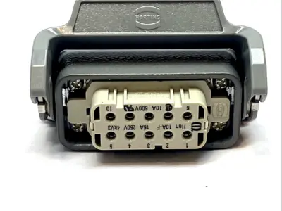 USED HARTING HOOD W/ 09200102812 INSERT