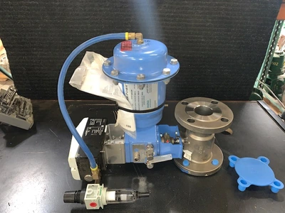 2" Jamesbury Ball Valve Air Operated Stainless New Storeroom Spare