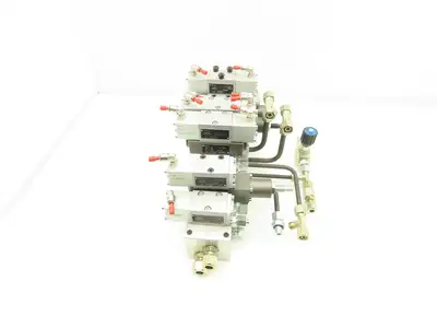 Wandfluh BKII BK4 Solenoid Air Valve 8-Station Hydraulic Manifold Assembly