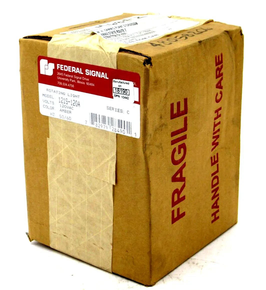 NEW SIGNAL 121S-120A LIGHT 120VAC 50/60HZ 121S120A