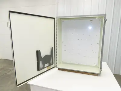 Hoffman A363010LP Electrical Enclosure 36x30x10" Wall Mount NEMA 12 Backpanel