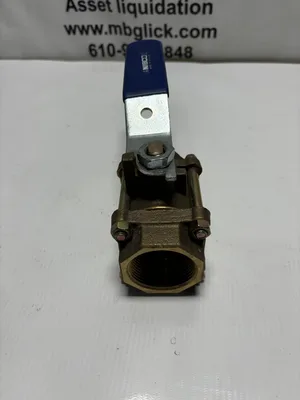NIBCO T-590-Y-1-1/2 THD BALL VALVE 3-PIECE TYPE NPT THD 600 CWP