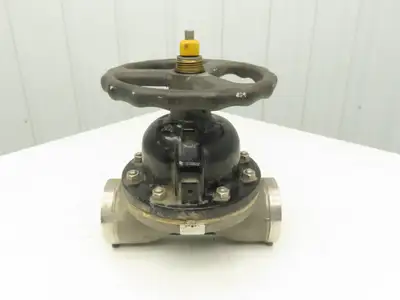 ITT 4-C-425-0-WB-903 Dia-Flo 4" Diaphragm Pinch Valve Stainless Pipe Butt Weld