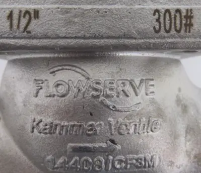 REFURBISHED FLOWSERVE 3850P1 CONTROL VALVE 1/2" 510+37-W1D1-GM1-0000