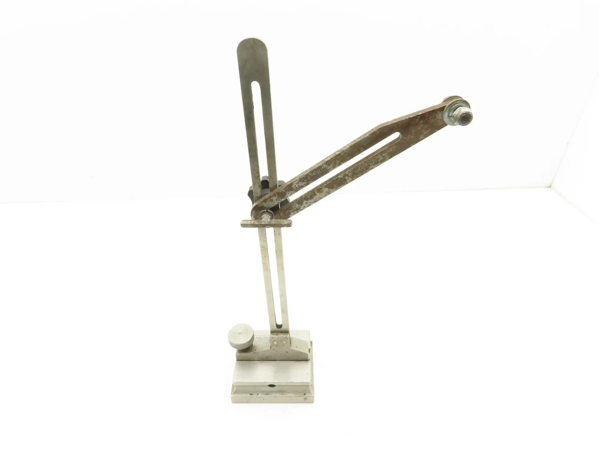 Fowler 12" Indicator Gage Transfer Stand 7" Arm Steel Base