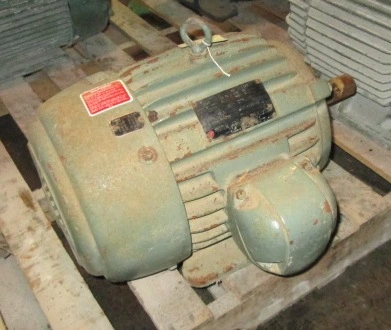 5 HP U.S. Electric Motor, 1160 rpm, Type CT TE