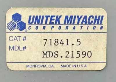 USED UNITEK MIYACHI MD-1500E WELDING POWER SUPPLY 71841.5 MDS.21590