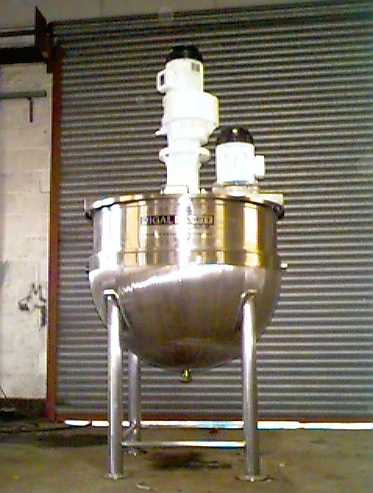 1,000L S/S Scraped Surface Jacketed Mixer