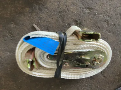Lot of Assorted Straps, includes (2) E-Track Ratchet Straps