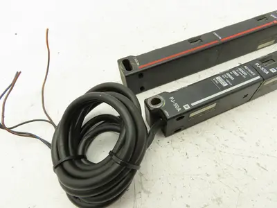 Keyence PJ-55A PJ-50A Light Curtain Sensor Transmitter And Receiver Set 12-24VDC