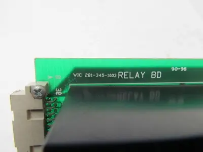 Vacuum Instrument corp 281-345-1003 Relay Board
