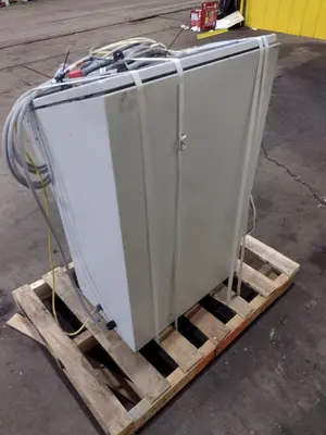 200 TON AMD 4-POST TIE-ROD FRAME HEAVY DUTY HYDRAULIC PRESS & MULTI-PRESSURE HYDRAULIC UNIT: STOCK #19452