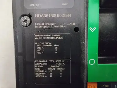 NEW SQUARE D HDA36150U53XEH
