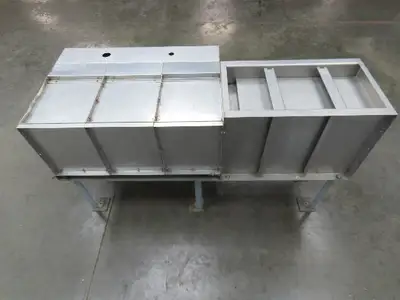 Indeeco Process Air Heater 57KW 480V 3Ph 600°F Open Coil Airpure Flanders Filter