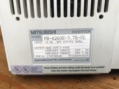 USED MITSUBISHI FR-A260-3.7K-UL