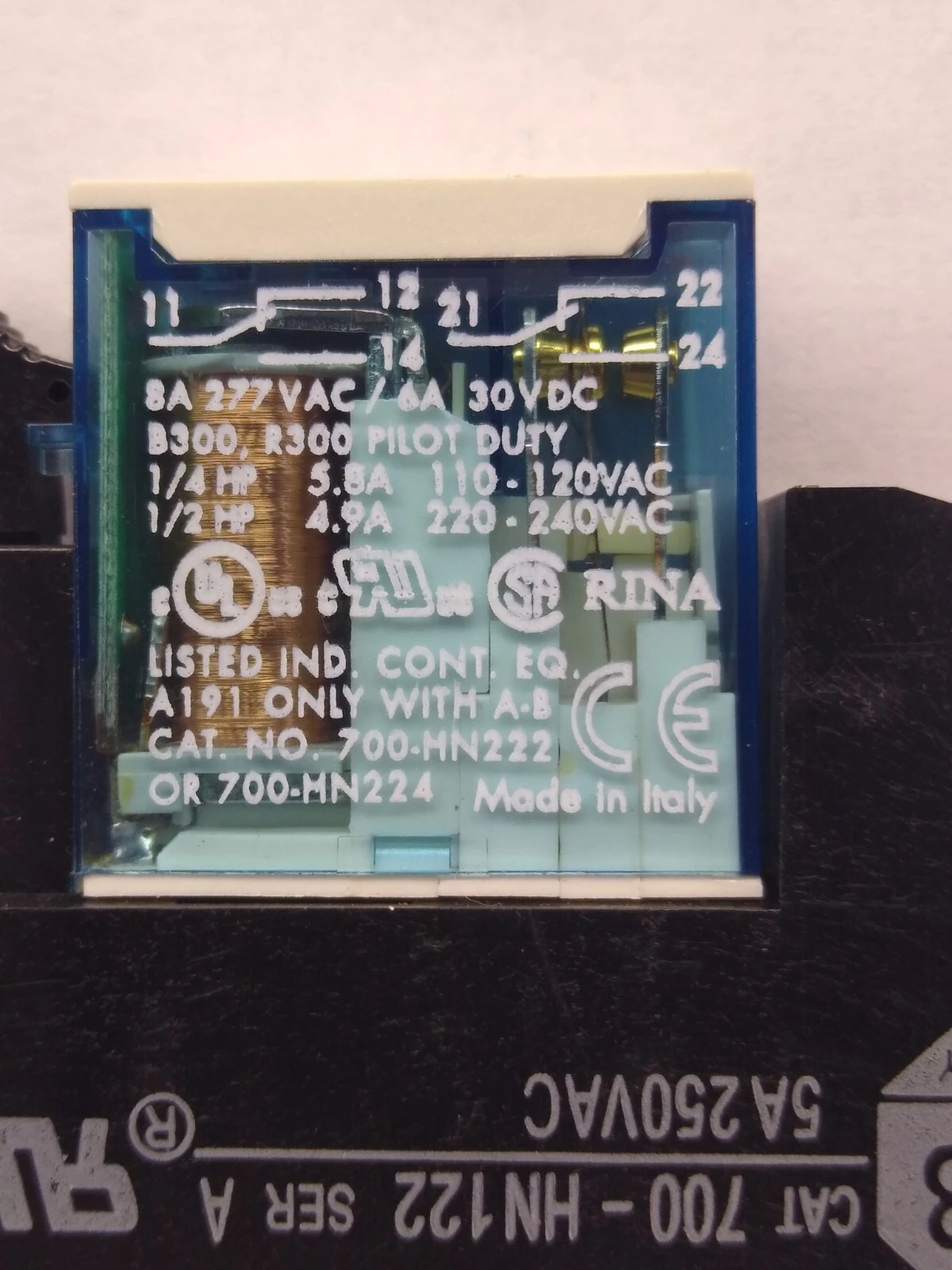 USED Allen Bradley 700-HC14Z24-4 + 700-HN122 5A